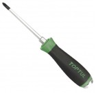 Отвертка крестовая PH1 x 75mm (с шестигранником ударная) TOPTUL FBGB0108