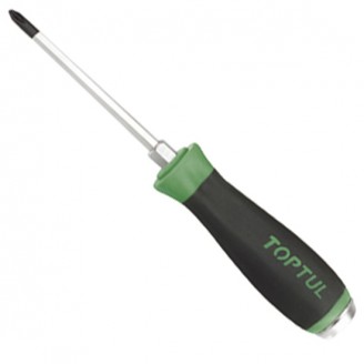 Отвертка крестовая PH1 x 75mm (с шестигранником ударная) TOPTUL FBGB0108