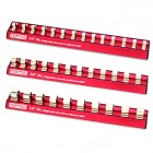 Держатель для головок (планка магнитная) 3/8"*240*12PCS TOPTUL PBKB3R2412