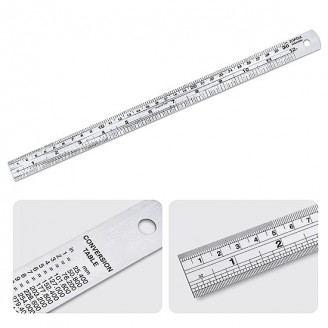 Линейка из нержавеющей стали 300мм/12" TOPTUL IABA0300
