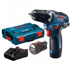 Аккумуляторная дрель-шуруповерт 06019H8002 Bosch GSR 12V-35 бесщеточная в L-Boxx 102 с 2 акб GBA 12V 3.0 Ah и з/у GAL 12V-40