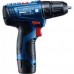 Аккумуляторная дрель-шуруповерт 06019G8000 Bosch GSR 120-LI в чемодане с 2 акб 2 Ah, з/у GAL 1210 CV