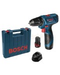 Аккумуляторная дрель-шуруповерт 06019G8000 Bosch GSR 120-LI в чемодане с 2 акб 2 Ah, з/у GAL 1210 CV