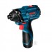Аккумуляторный набор инструментов 06019G8023 Bosch дрель-шуруповерт GSR 120-LI + ударный гайковерт GDR 120-LI в вализе с 2 акб GBA 12V по 2.0Ah и з/у
