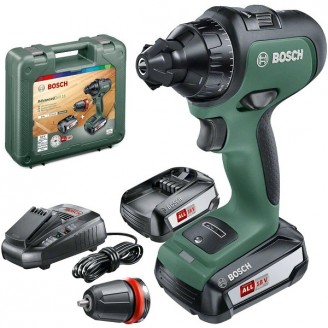 Аккумуляторная дрель-шуруповерт 06039B5001 Bosch AdvancedDrill18  бесщеточный в чемодане с 2 акб PBA 18V 2.5Ah W-B и з/у AL 1830 CV