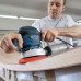 Эксцентриковая шлифмашина Bosch Professional GEX 34-125 с адаптером для пылесоса и шлифлистом по дереву C470 0601372300