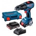 Аккумуляторный ударный шуруповерт Bosch Professional GSB 18V-50 бесщеточный в L-Case с 2 акб GBA 18V 2,0 Ah и з/у GAL 18V-20 06019H5100