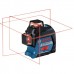 Линейный лазерный нивелир Bosch Professional GLL 3-80 C с мишенью, чехлом 0601063R00