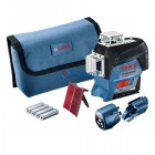 Линейный лазерный нивелир Bosch Professional GLL 3-80 C с мишенью, чехлом 0601063R00