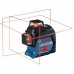 Лазерный нивелир Bosch Professional GLL 3-80 C в L-Boxx 136 с держателем BM 1, мишенью, чехлом, 1 акб GBA 12V 2.0 Ah и з/у GAL 1230 CV 0601063R02