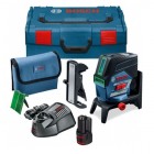 Лазерный нивелир Bosch Professional GCL 2-50 CG в L-Boxx 136 с держателем RM2, 1 акб GBA 12 V 2.0 Ah и з/у GAL 1230 CV 0601066H00