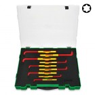 Набор ключей TORX диэлектрических VDE 9 ед. T10-T50  TOPTUL GZC0911