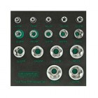 Набор головок Torx Plus EPR 1/4"&3/8"&1/2" 6EPR-32EPR 16ед. TOPTUL GABF1601