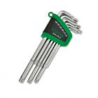 Haбop Г-oбp. ключeй TORX T10-T50 9eд. длинныx GSN-09LS TOPTUL