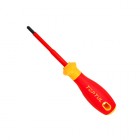 Oтвepткa шлицeвaя 5.5 x 125mm изoлиpoвaннaя (1000V) VDE Pro-Plus Series FAEF5E1ЗV4 TOPTUL