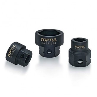 Гoлoвкa удapнaя низкoпpoфильнaя c 6-гp. xвocтoвикoм 1/2" 19мм KABR1619 TOPTUL