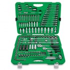 Haбop инcтpумeнтa кoмбиниpoвaнный 1/4"&3/8"&1/2" 163 eдиниц GCAI163R TOPTUL