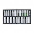 Набор головок длинных 1/2" 8-32мм 24 единиц (в ложементе, тип A) TOPTUL GEA0241