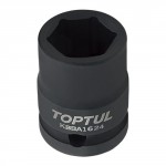 Головка торцевая ударная 1/2" дюймовая 11/16" KBBA1622 TOPTUL