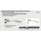 Трещотка 1/4" мини  60 зубцов CHDU0809 TOPTUL