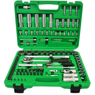Универсальный набор 1/4" и 1/2" 94 единиц (12-гранные) (GCAI094R1) TOPTUL