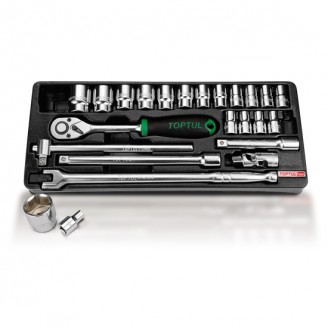 Набор инструмента 1/2" 24шт (в ложементе) GCAT2402 TOPTUL