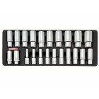 Набор головок длинных 1/2" 8-32мм 22шт (в ложементе) GAAT2202 TOPTUL