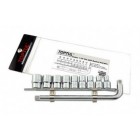 Набор головок 1/2" 8-22мм на планке + Г-обр. вороток GAAG1007 TOPTUL