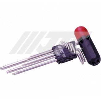 Набор ключей Г-обр.TORX T10H-T50H длинных 3924 JTC