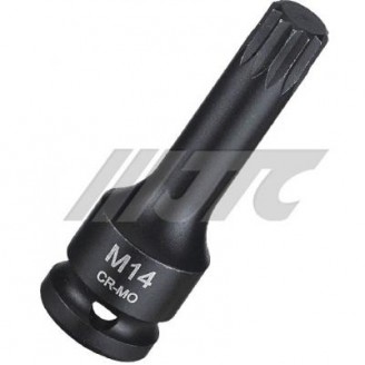 Головка ударная средней глубины SPLINE 1/2" M14 L=78 мм. 447714 JTC
