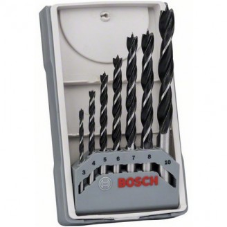 Набор сверл по дереву 7шт 3-10мм X-Pro Line 2607017034 BOSCH Professional