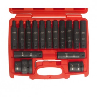 Набор головок ударных TORX,HEX 3/4" 16 ед. (шт.) J616C JTC