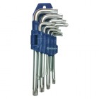Набор Г-обр. ключей 9ед. TORX с отверстием TKS0901 "СТАНДАРТ"