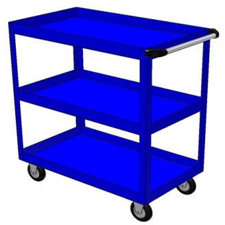 Тележка для инструмента 3 открытые полки 1 мм (MTB3C1M) ProfiBox®